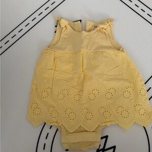 GAP Yellow Eyelet Dress for Kids